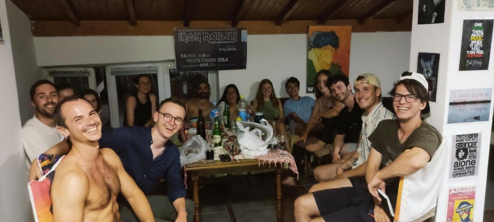 Blue Lake Hostel Ohrid Bagian luar foto